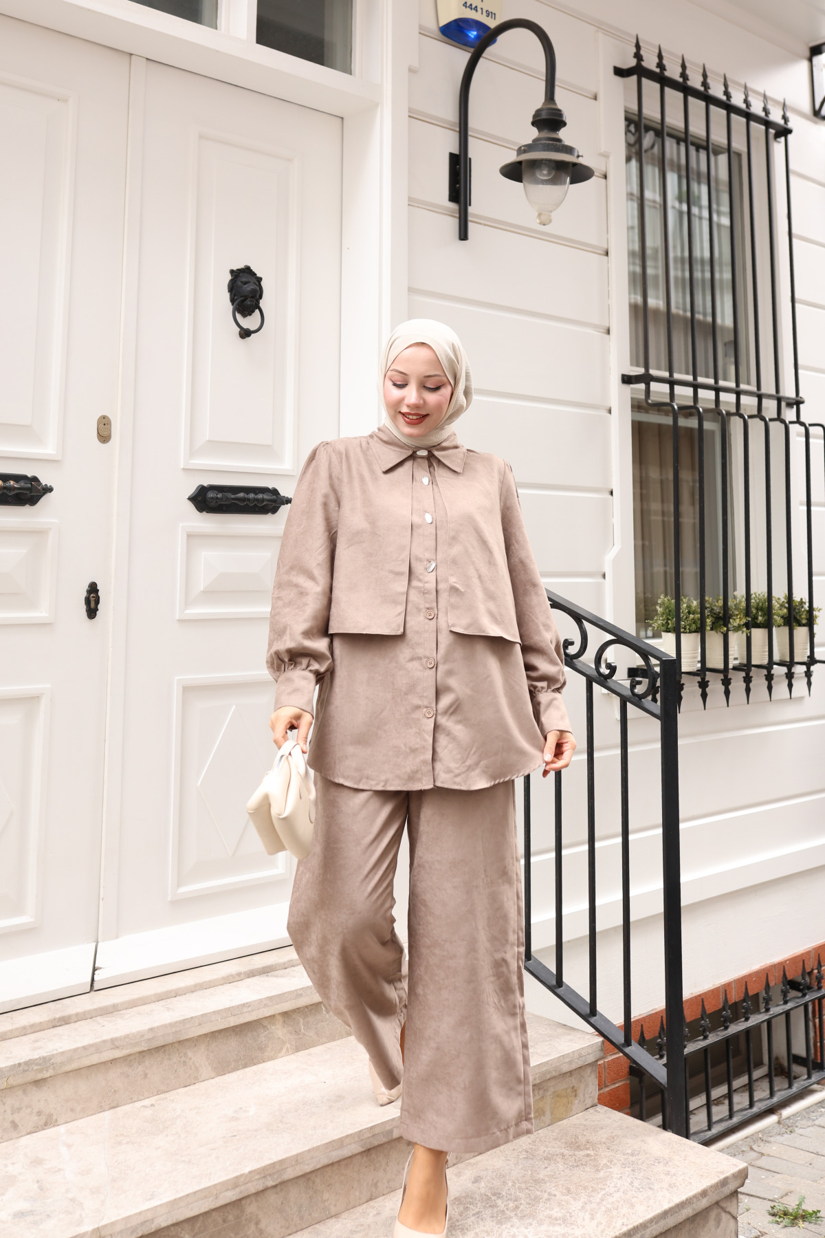 Vizon Süet Pantolon Takım 2270